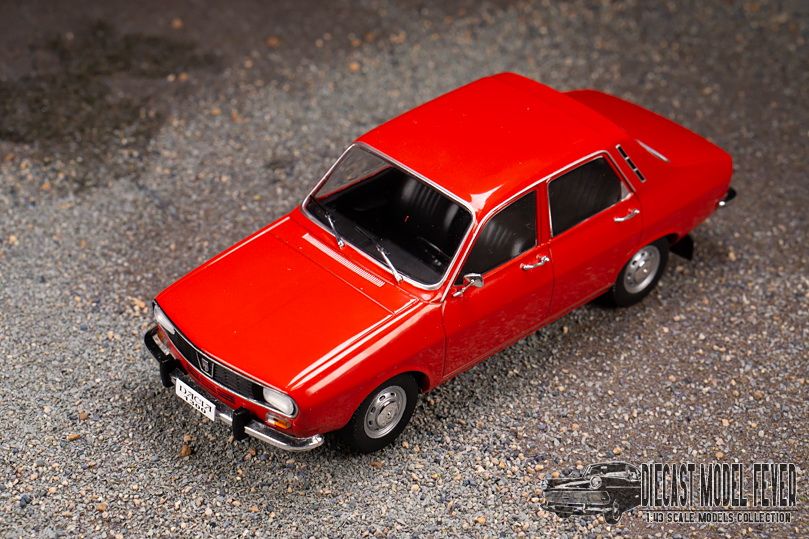 Dacia 1300 Red Romanian Large Family Car 1969 Year 1:43 Scale Diecast Model Toy 