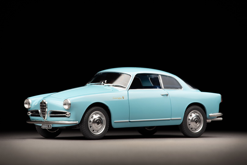 Alfa Romeo Giulietta Sprint 1954 VQ61G Voiture 1/24 LEO MODELS HACHETTE 